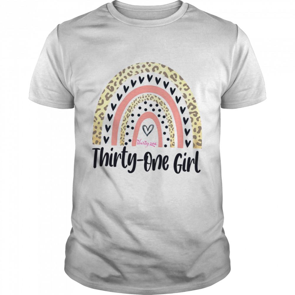 Thirty One Girl Rainbow shirt Classic Men's T-shirt