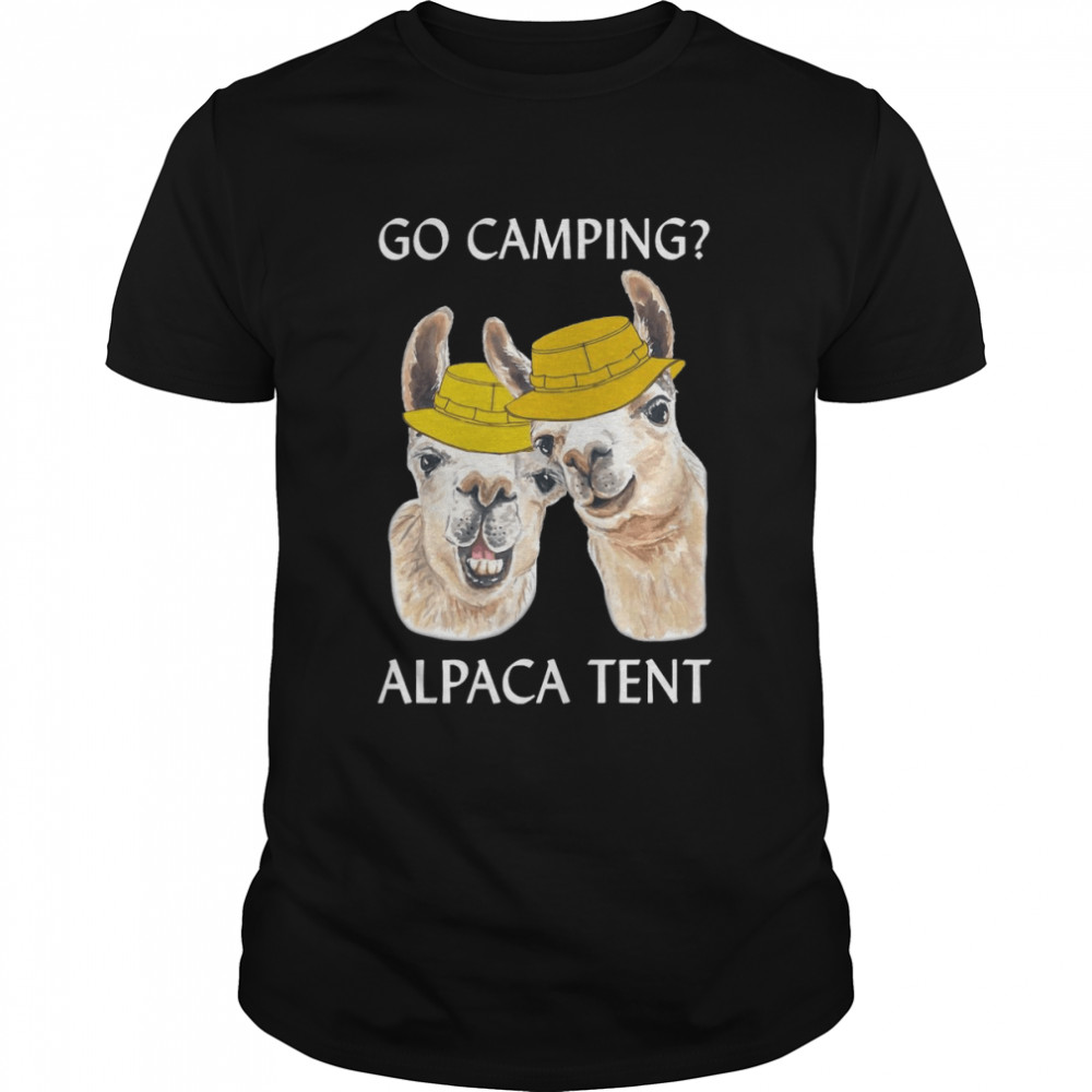 Go Camping Alpaca Tent T-shirt Classic Men's T-shirt