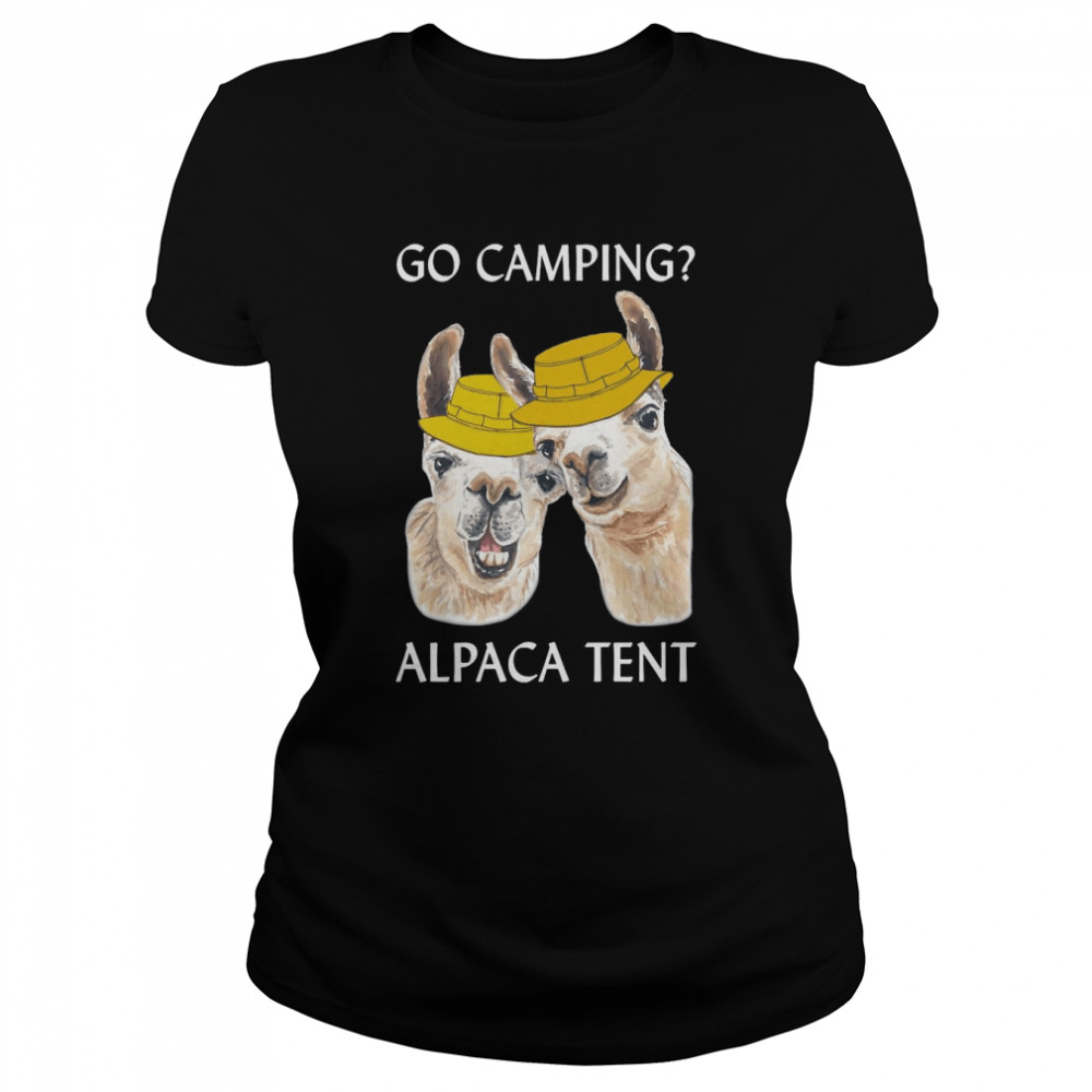 Go Camping Alpaca Tent T-shirt Classic Women's T-shirt