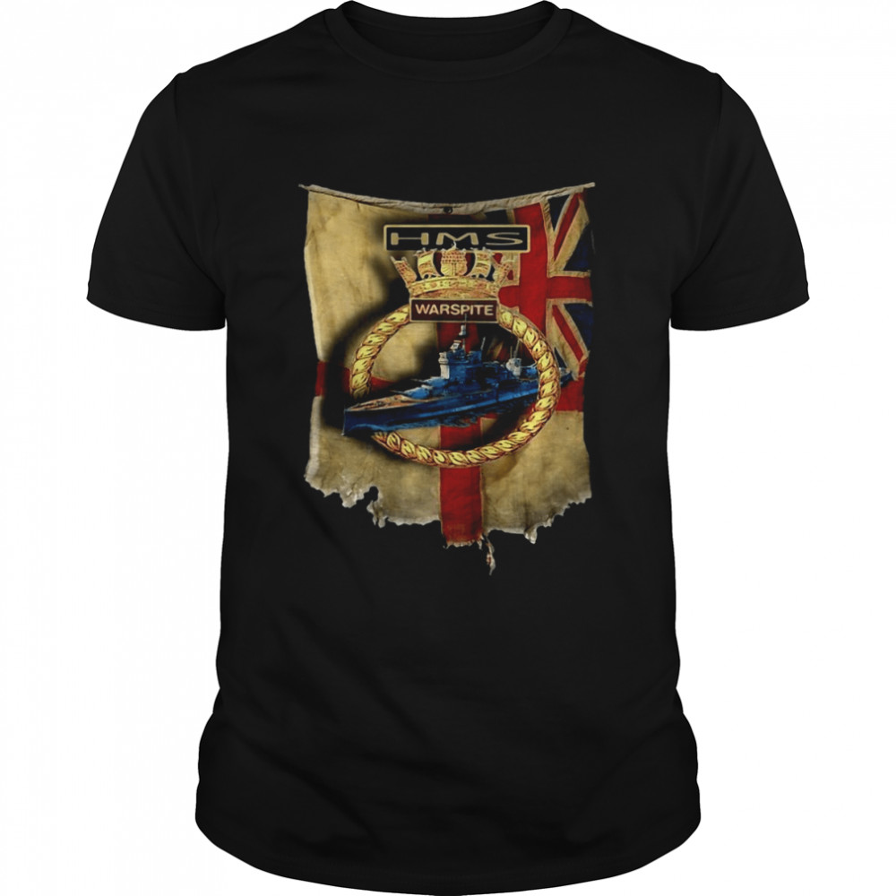 Schlachtschiff Warspite Royal Navy Union Jack T-shirt Classic Men's T-shirt
