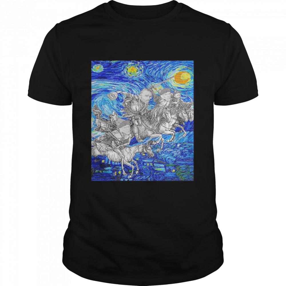 Van Gogh Riders in the Sky shirt Classic Men's T-shirt