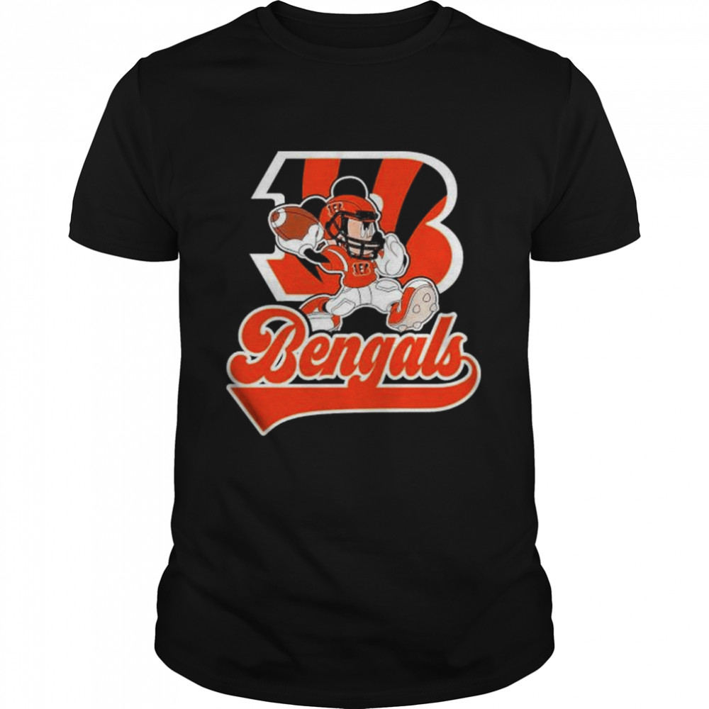 Mickey Mouse Player Cincinnati Bengals shirt