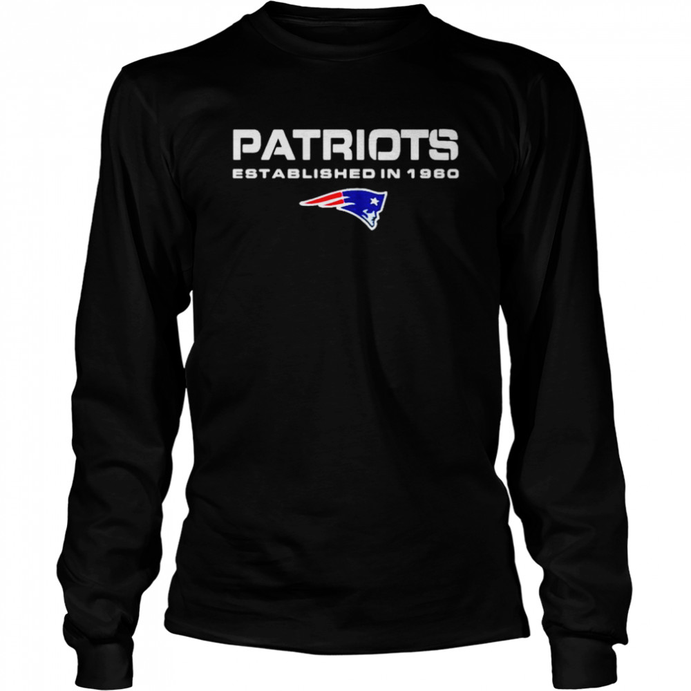 NEW England Patriots Nike Men's NFL Salute to Service Long Sleeve T-Shirt -  Navy