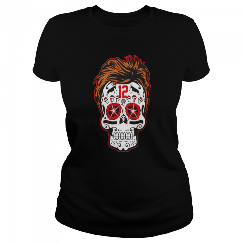 Tom Brady Goat Sugar Skull T-shirt