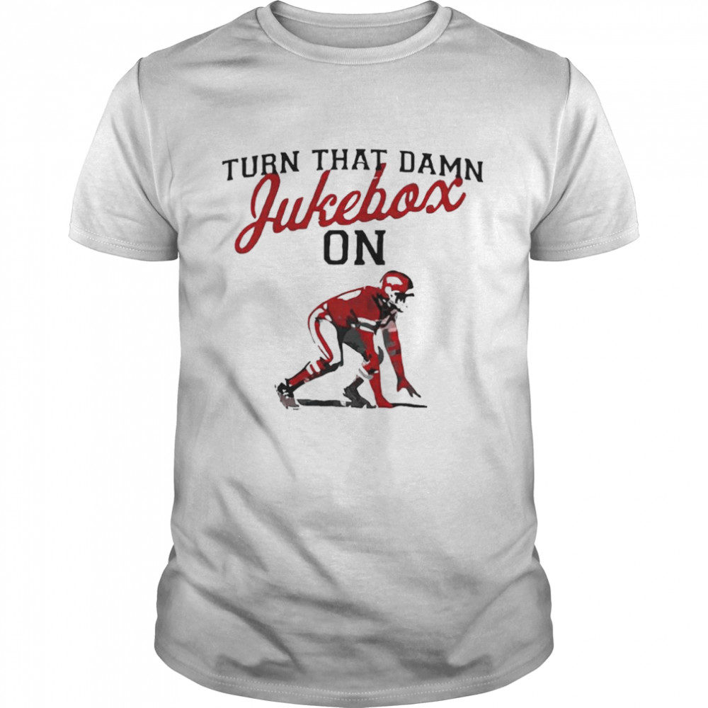 Arkansas Razorbacks turn that damn Jukebox on football shirt