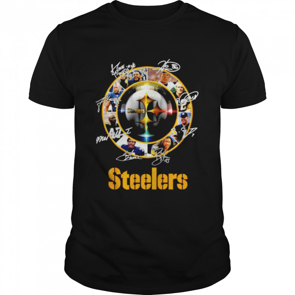 Pittsburgh Steelers players signatures shirt