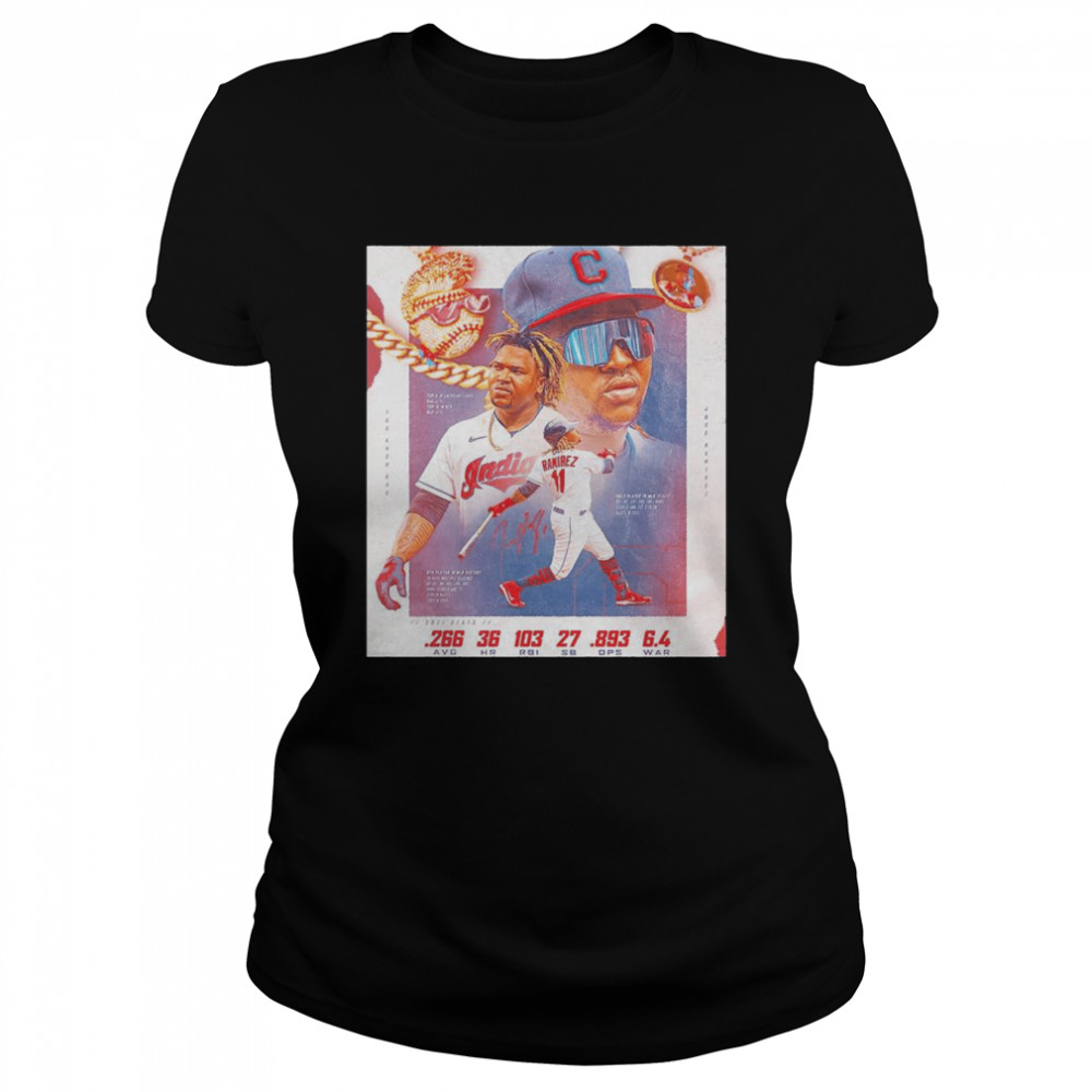 Cleveland Indians Jose Ramirez poster shirt - Kingteeshop
