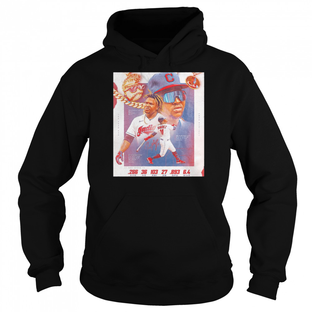 Jose Ramirez Cleveland Indians Baseball Shirt, hoodie, sweater, long sleeve  and tank top