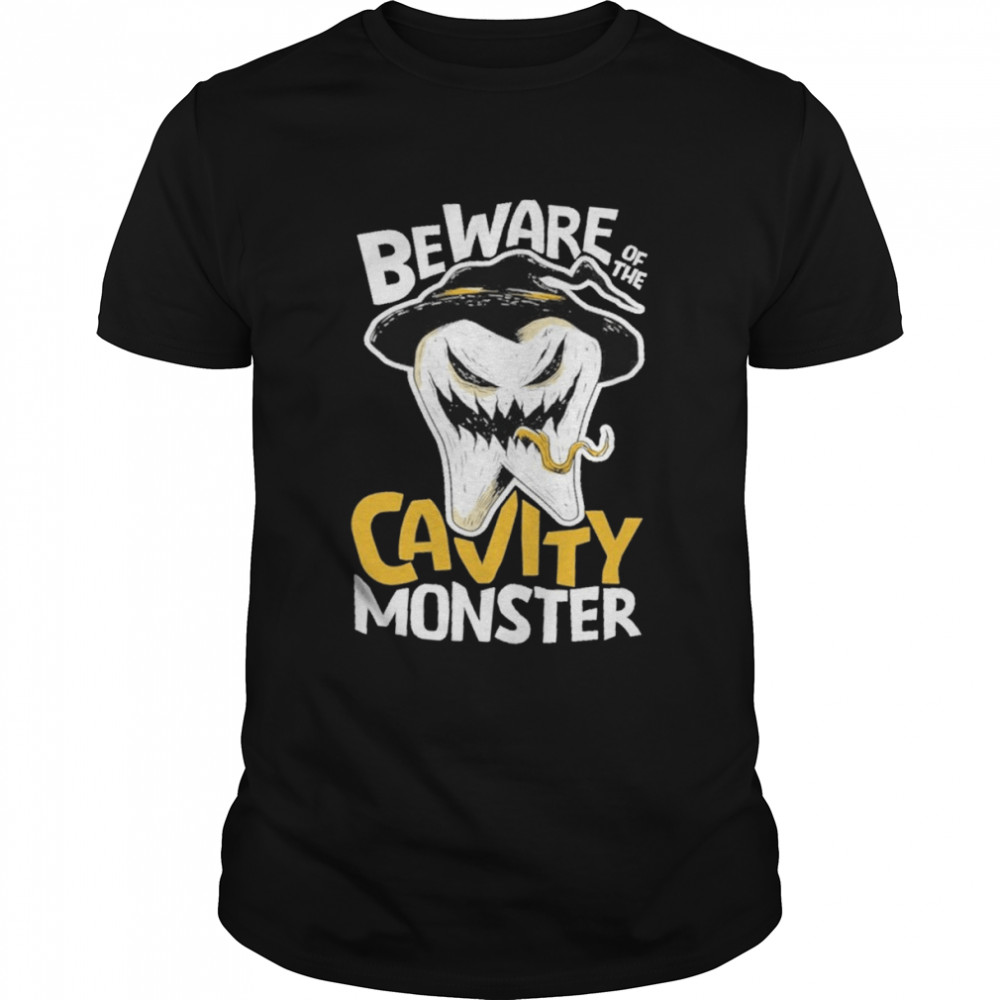 Beware of the cavity monster shirt Classic Men's T-shirt