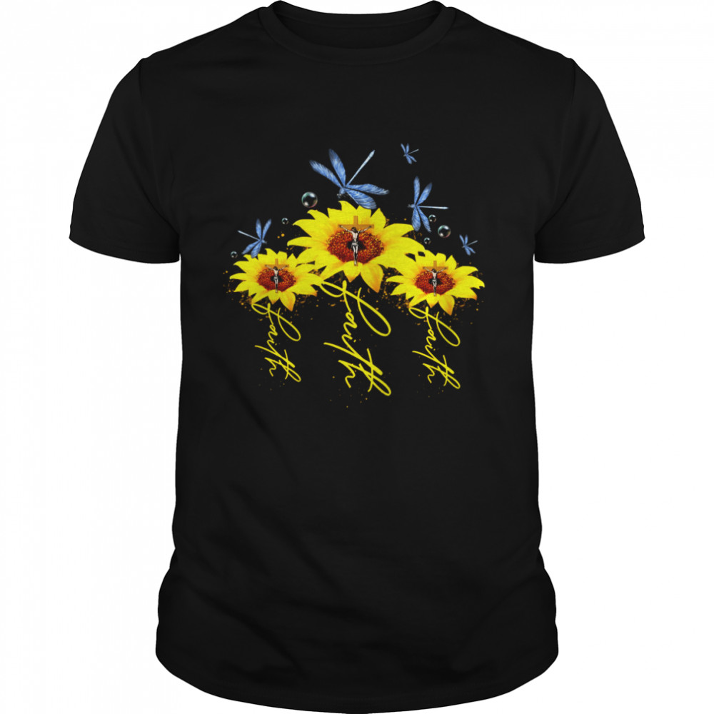 Faith three sunflower hot trending shirt Classic Men's T-shirt
