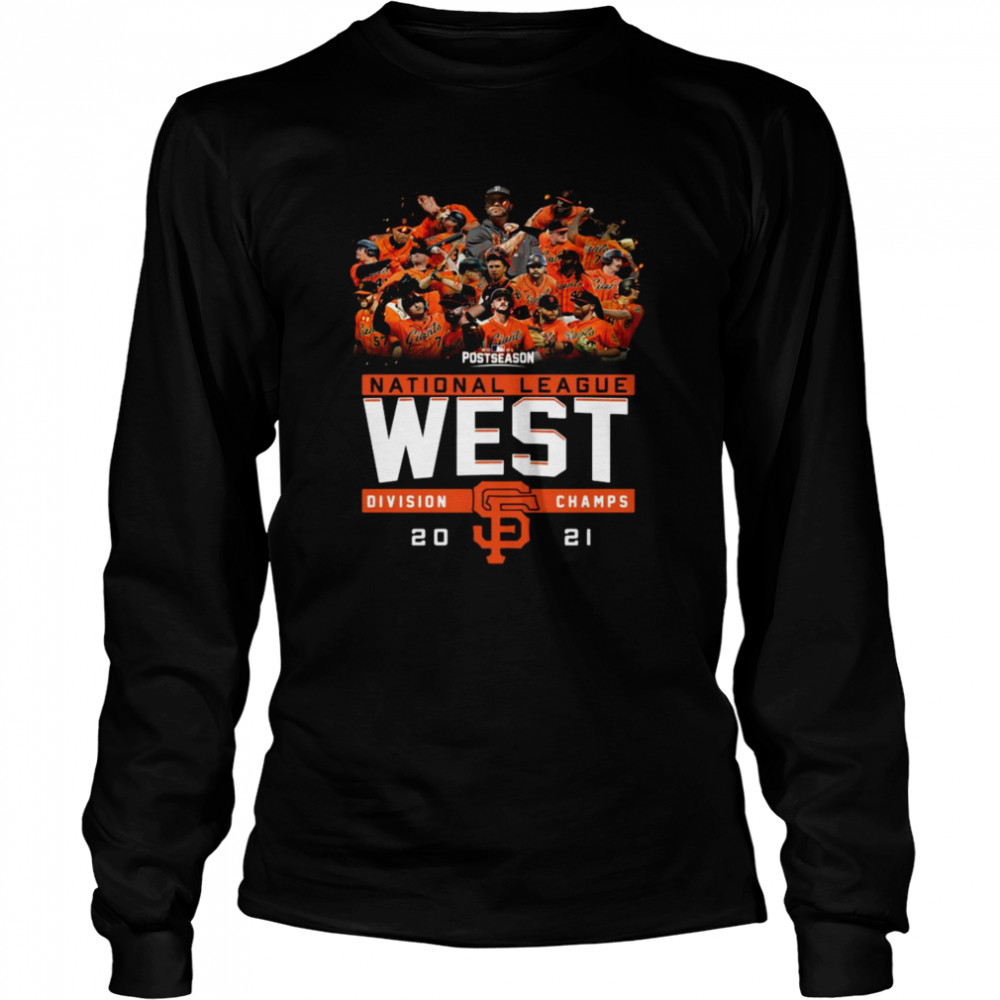 San Francisco Giants Postseason National League West Division Champs Shirt  - Kingteeshop