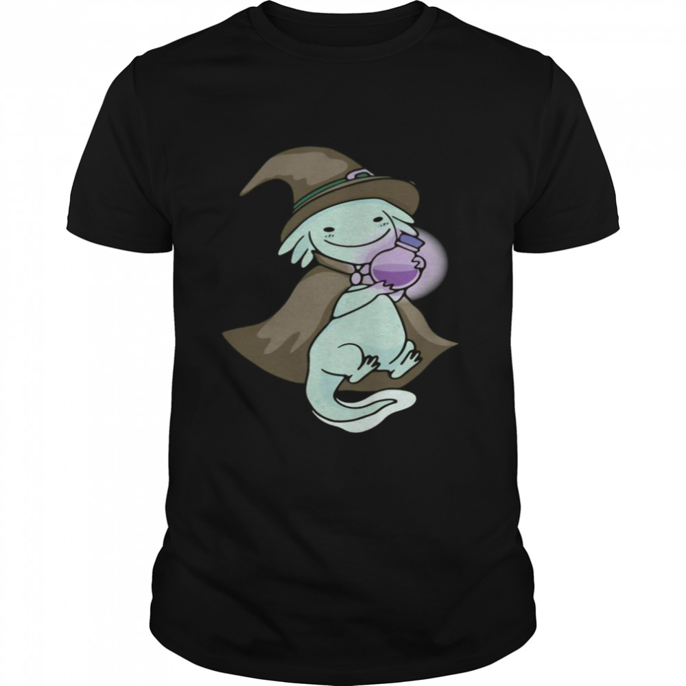 Axolotl Hexe Süßes Axolotl Halloween Kostüm  Classic Men's T-shirt