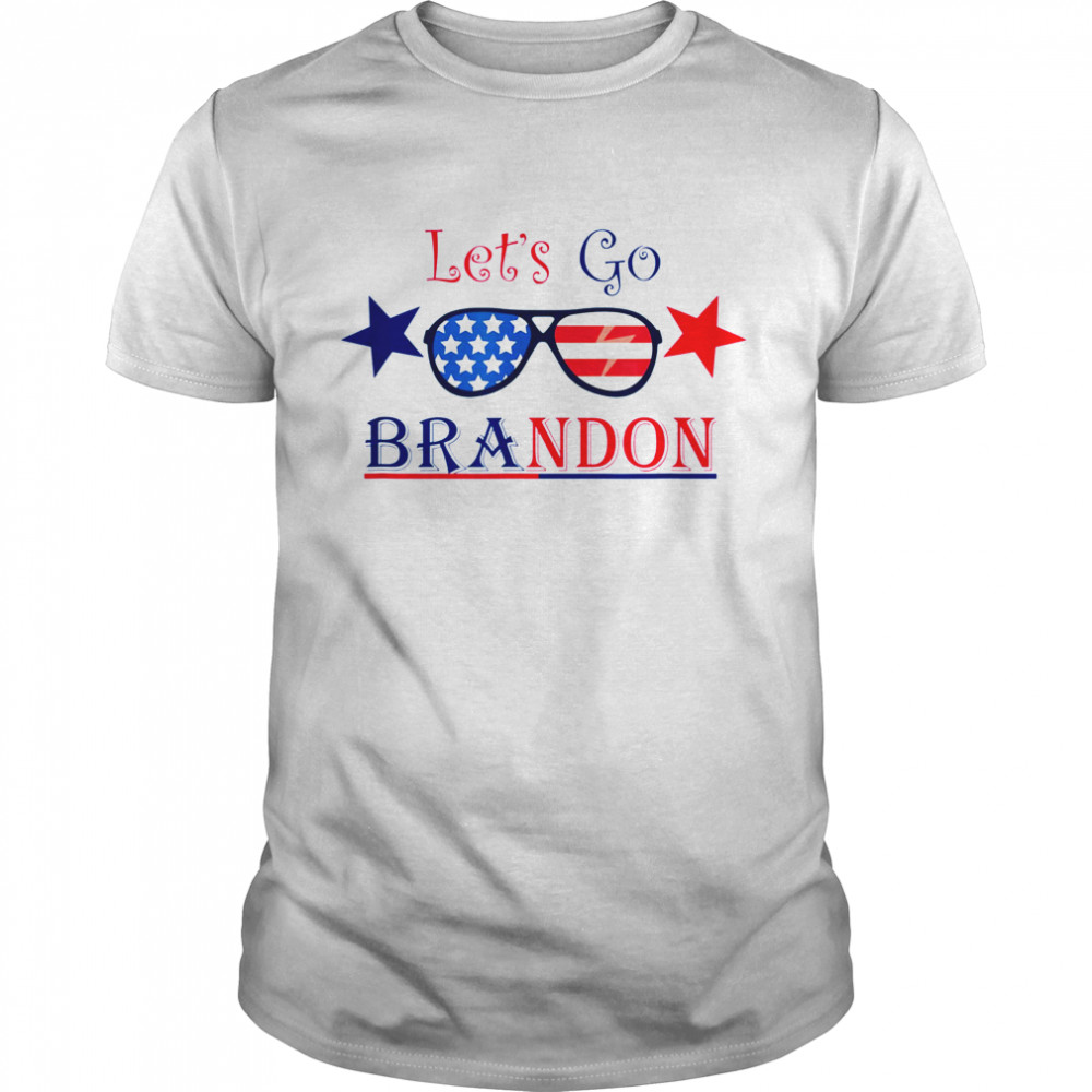 Let’s Go Brandon with USA sunglasses  Classic Men's T-shirt