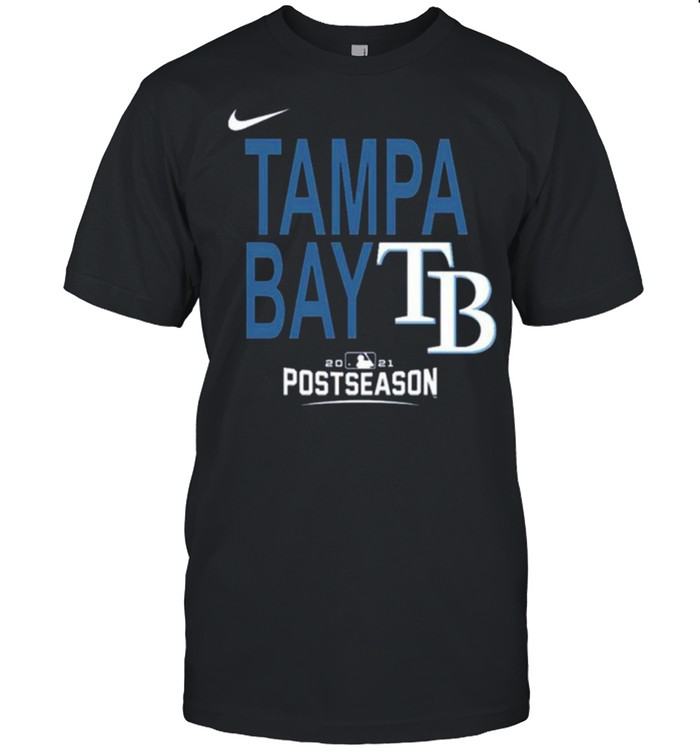 Men’S Tampa Bay Rays Nike Navy 2021 Postseason Authentic Collection Dugout T- Classic Men's T-shirt