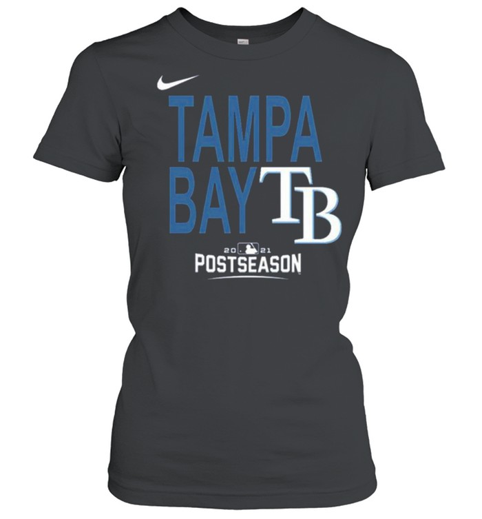 Men’S Tampa Bay Rays Nike Navy 2021 Postseason Authentic Collection Dugout T- Classic Women's T-shirt