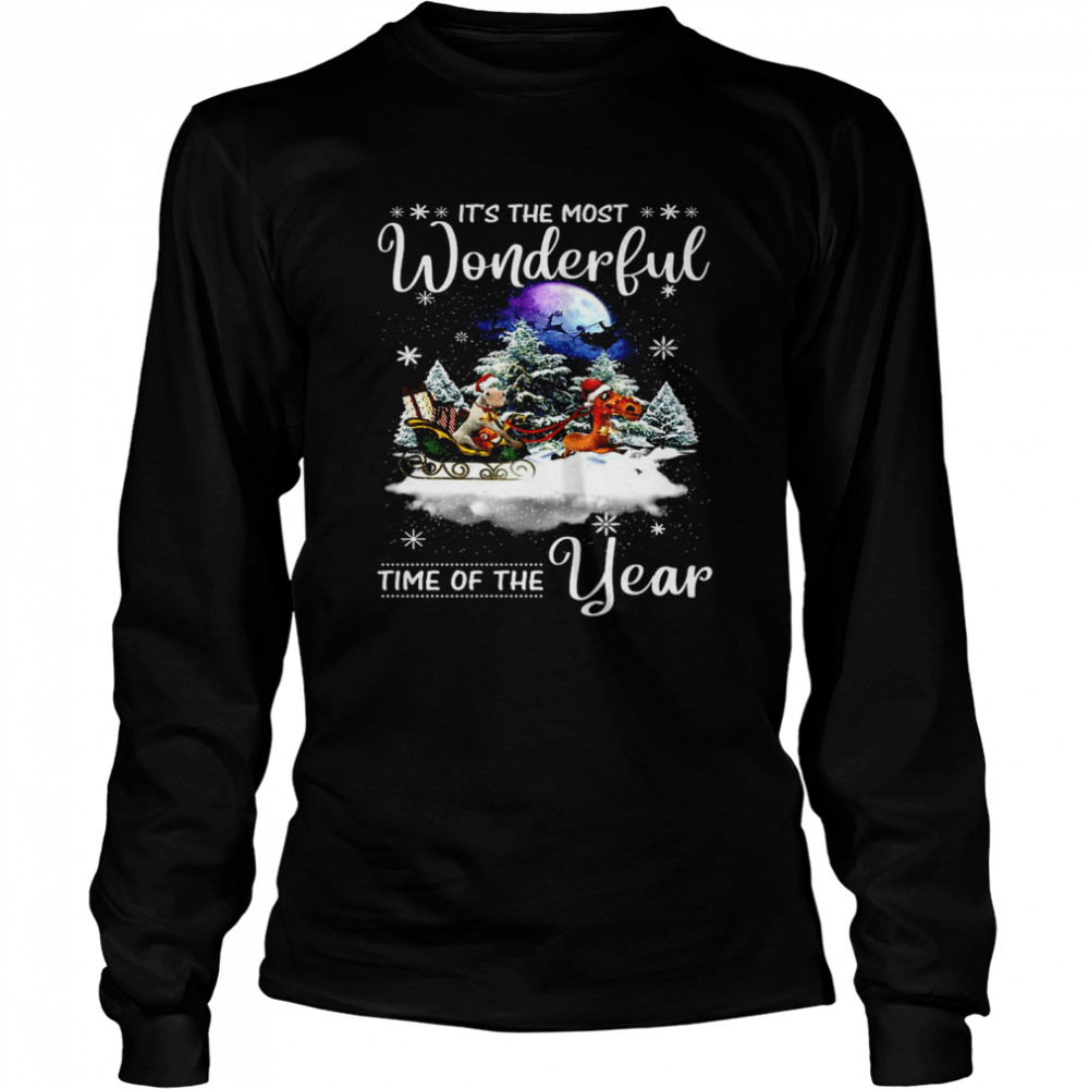 tee Most Wonderful Time for A Reindeer Unisex Sweatshirt 