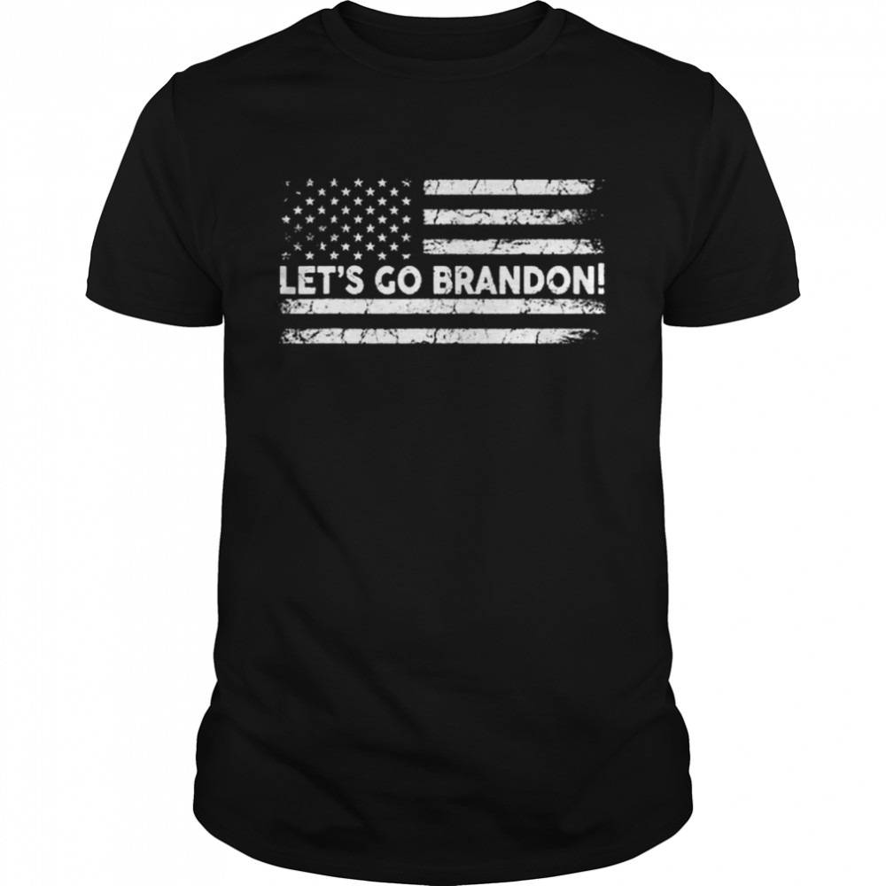 Let’s Go Brandon Joe Biden Chant Impeach Biden USA Flag Shirt