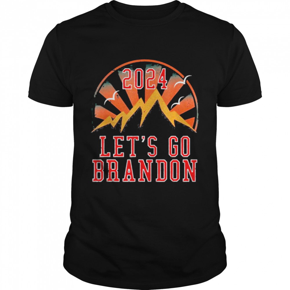 Go Brandon Let’s Go 2024 Lets Go Vintage Sunset Shirt