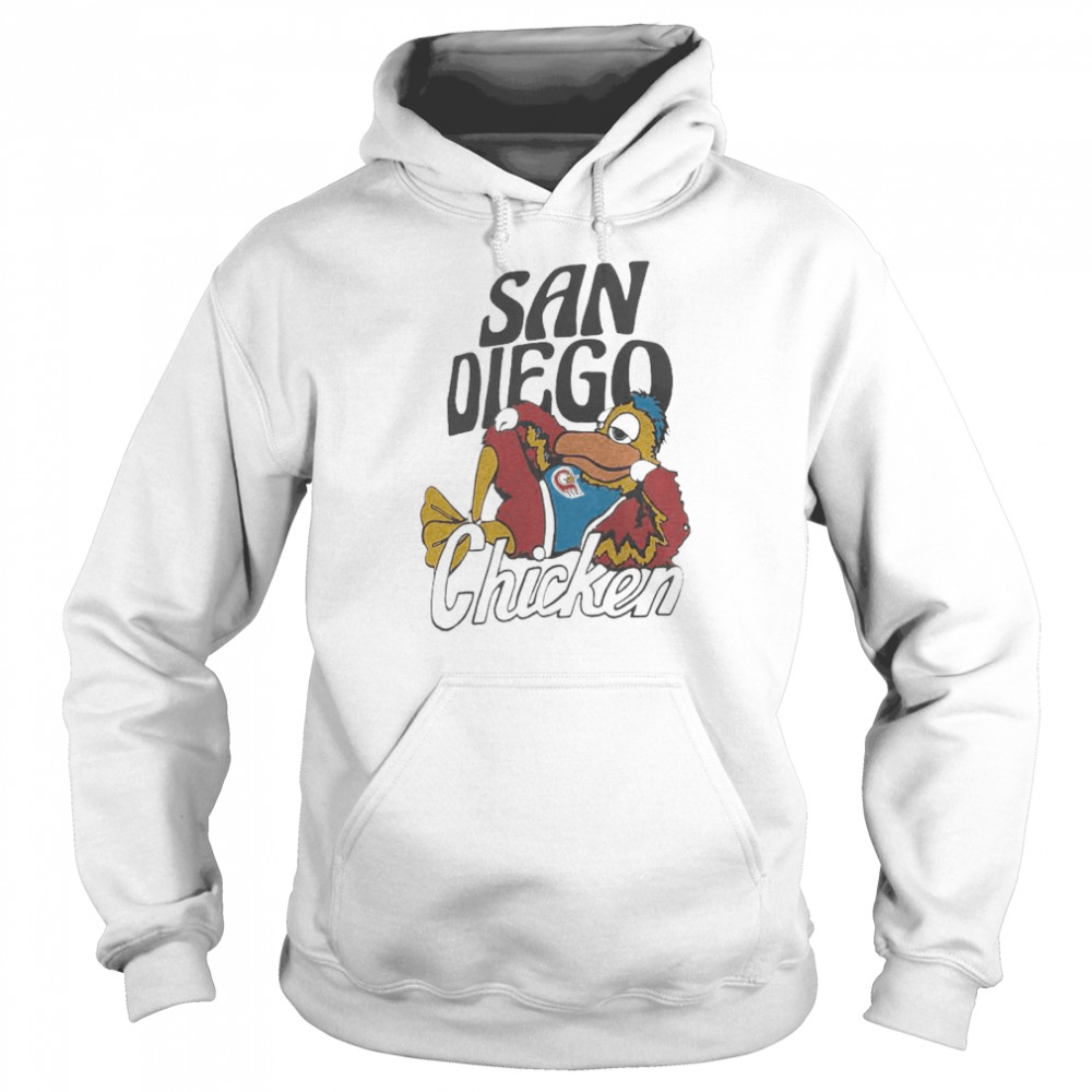 San Diego Chicken Pose T-Shirt from Homage. | Grey | Vintage Apparel from Homage.