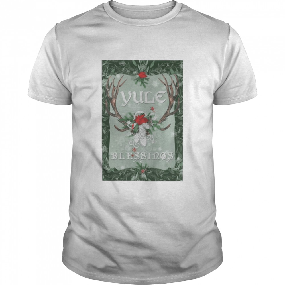 Yule blessings Christmas sweater Classic Men's T-shirt
