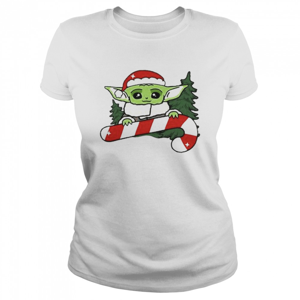 Baby Yoda Elf 2021 Christmas shirt Classic Women's T-shirt