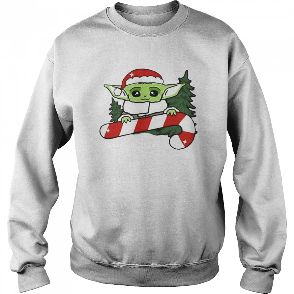 Baby Yoda Elf 2021 Christmas shirt Unisex Sweatshirt