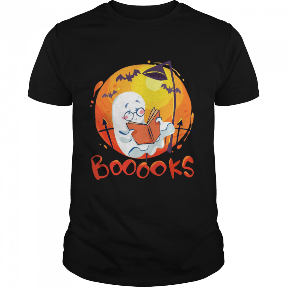Booooks Boo Books Halloween shirt Classic Men's T-shirt