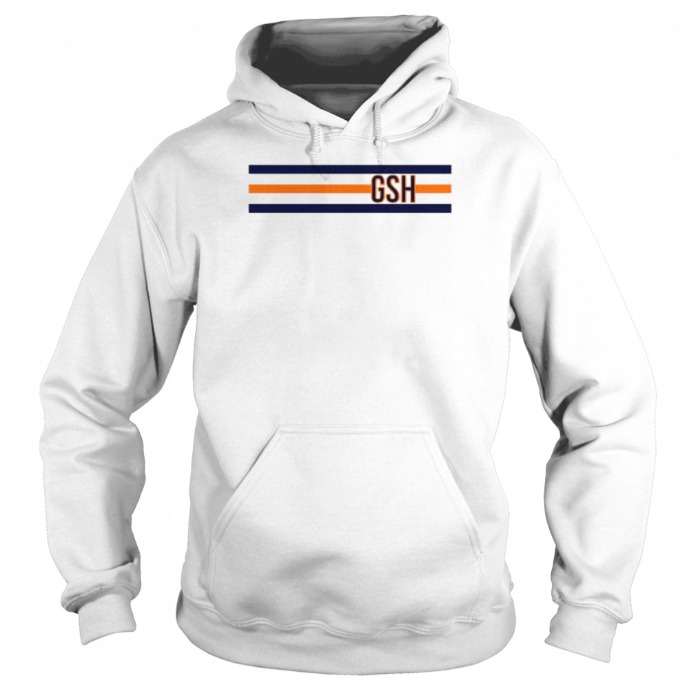 chicago Bears Inspired GSH Stripes shirt Unisex Hoodie