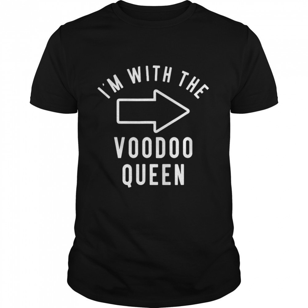 Couples Halloween Costume I’m With The Voodoo Queen T-shirt Classic Men's T-shirt