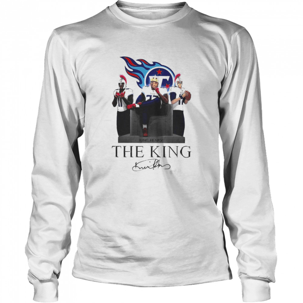 Tennessee Titans Derrick Henry Touchdown King Signature Shirt,Sweater,  Hoodie, And Long Sleeved, Ladies, Tank Top