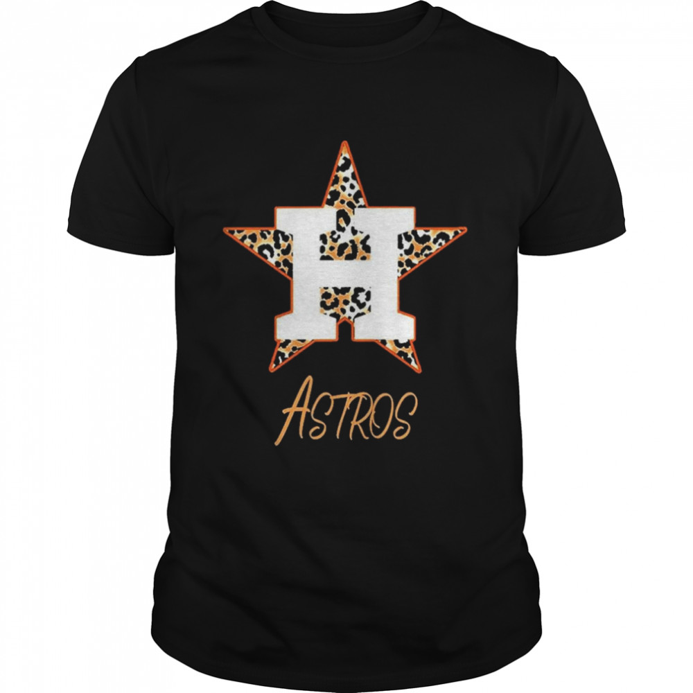 Houston Astros Leopard shirt - Kingteeshop