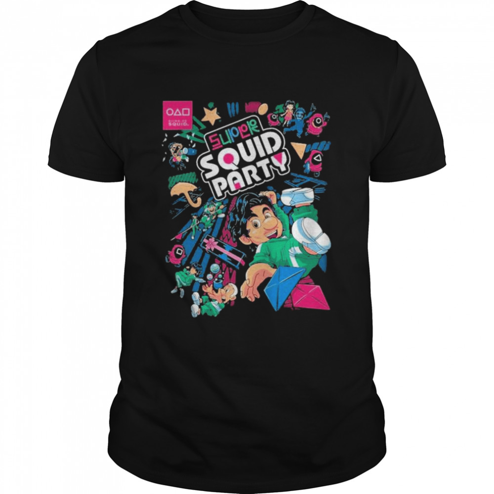 SQUID PARTY shirt