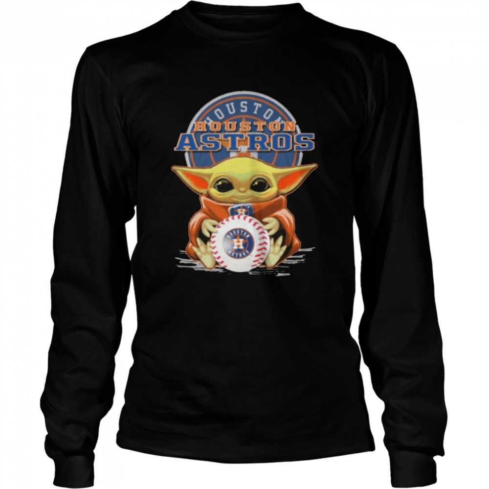 Baby Yoda Hug Houston Astros Logo shirt, hoodie, sweater