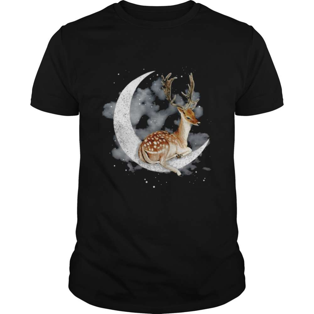 Deer Sit On The Moon shirt