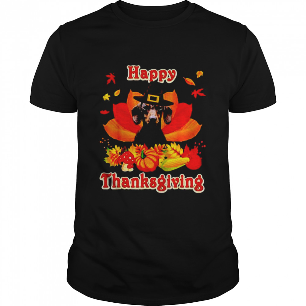 Dachshund happy thanksgiving shirt Classic Men's T-shirt