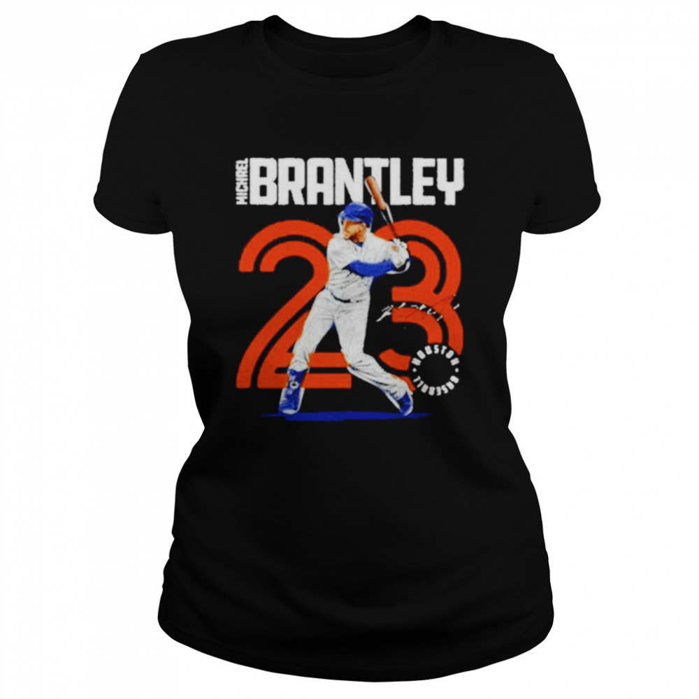 Michael Brantley 23 Inline Houston Astros Signature Shirt