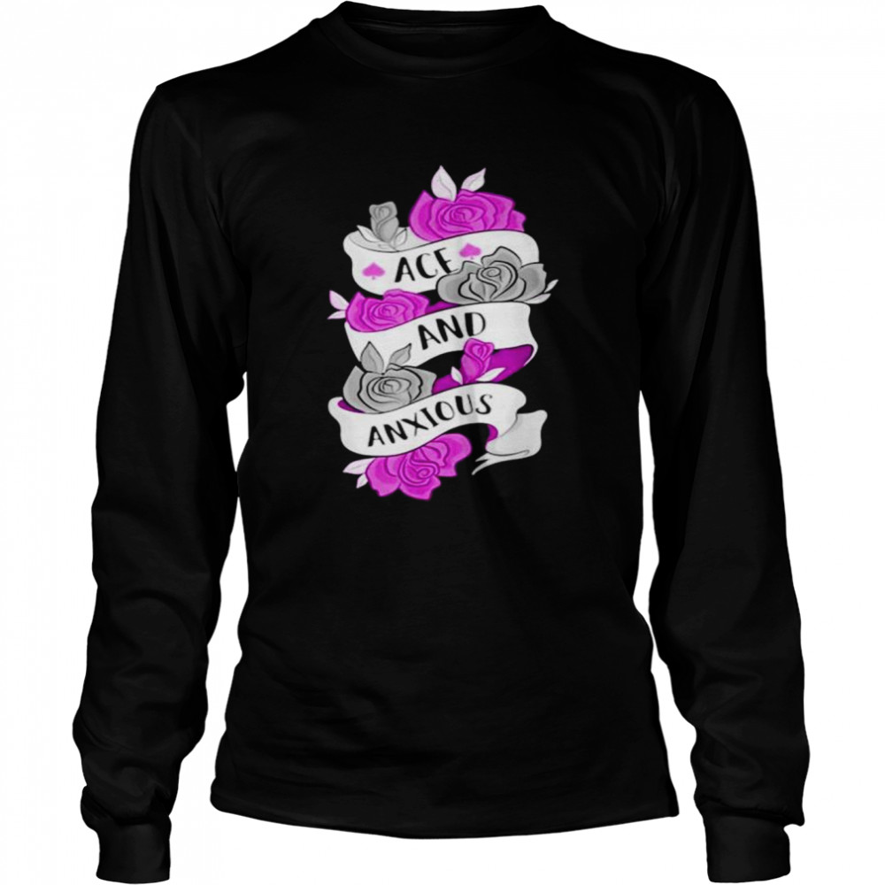 Ace and anxious t-shirt Long Sleeved T-shirt