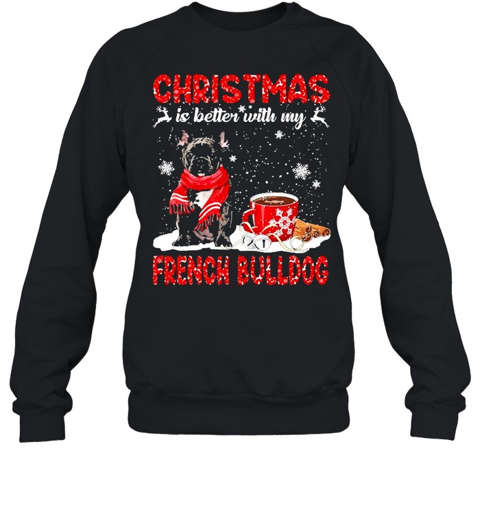 Christmas Is Better With My Black French Bulldog Dog Sweater Unisex Sweatshirt