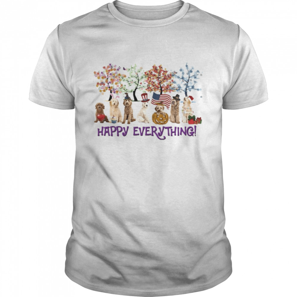 Goldendoodles Happy Everything Thanksgiving 2021 Classic Men's T-shirt