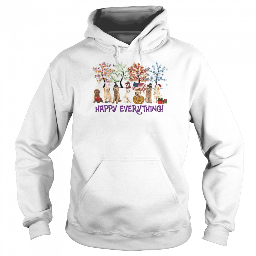 Goldendoodles Happy Everything Thanksgiving 2021 Unisex Hoodie