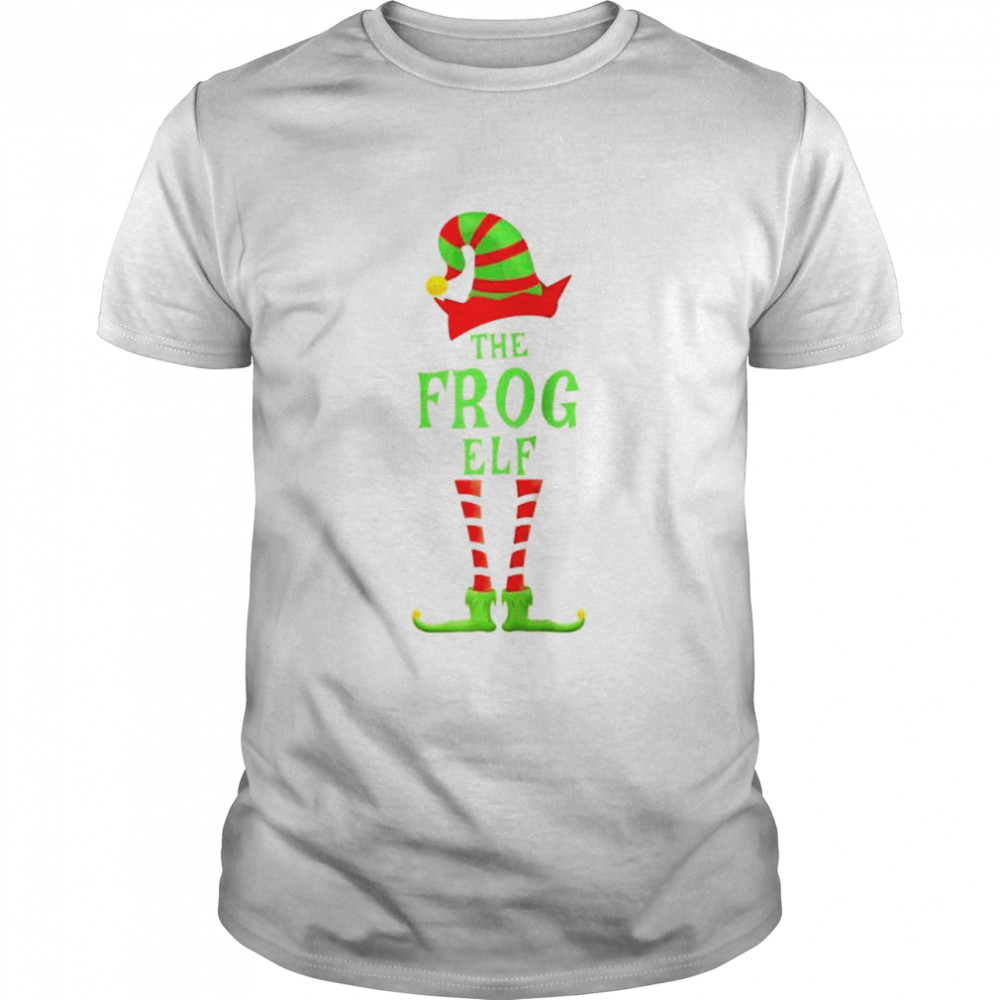 THE FROG Elf Christmas Novelty Family Christmas Pajama Party Classic Men's T-shirt