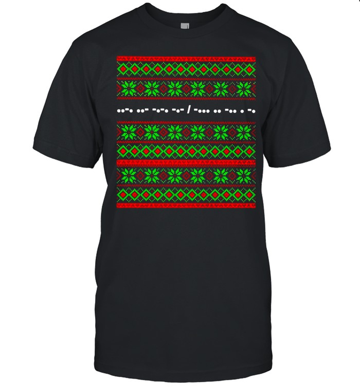 Awesome fuck Joe Biden ugly Christmas sweater Classic Men's T-shirt