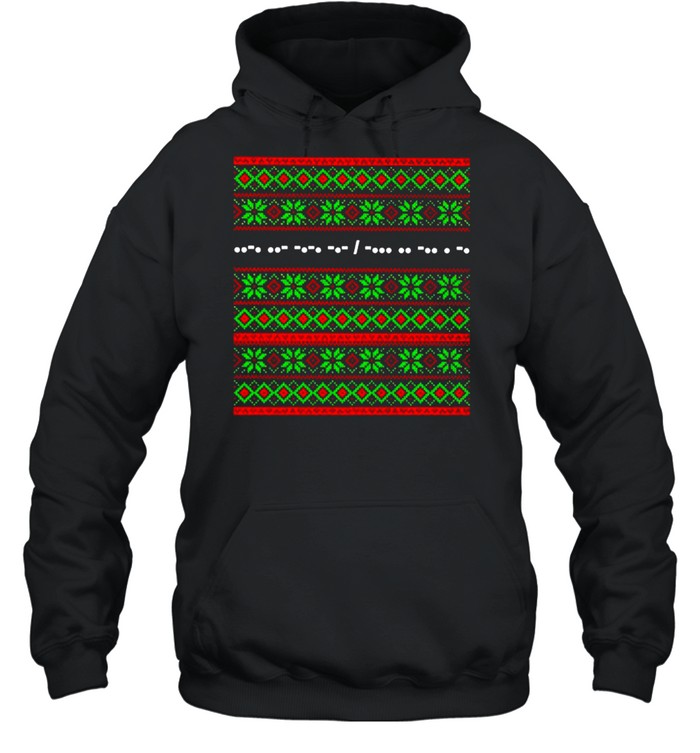 Awesome fuck Joe Biden ugly Christmas sweater Unisex Hoodie