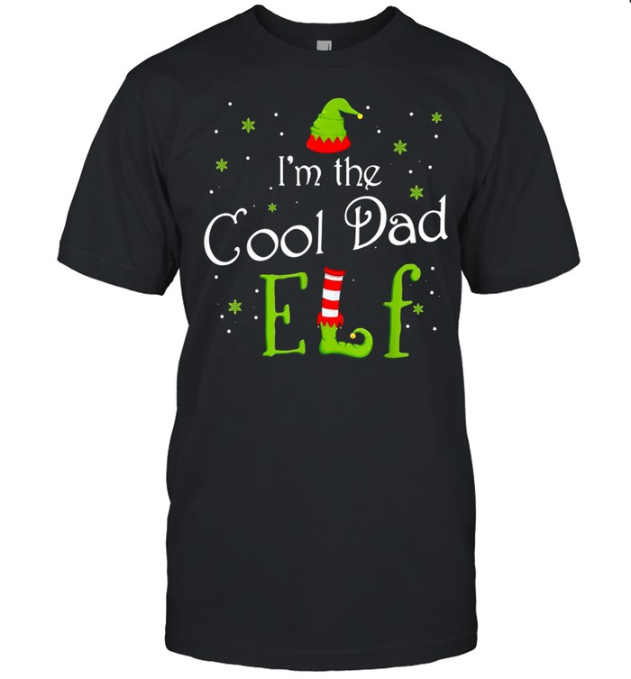 I’m The Cool Dad Elf Xmas Matching Christmas For Family  Classic Men's T-shirt