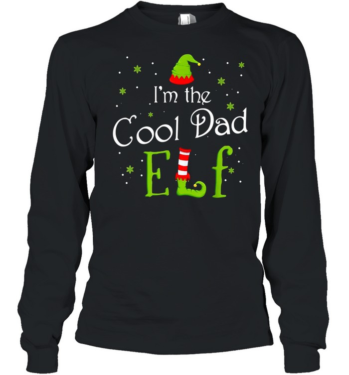 I’m The Cool Dad Elf Xmas Matching Christmas For Family Long Sleeved T-shirt