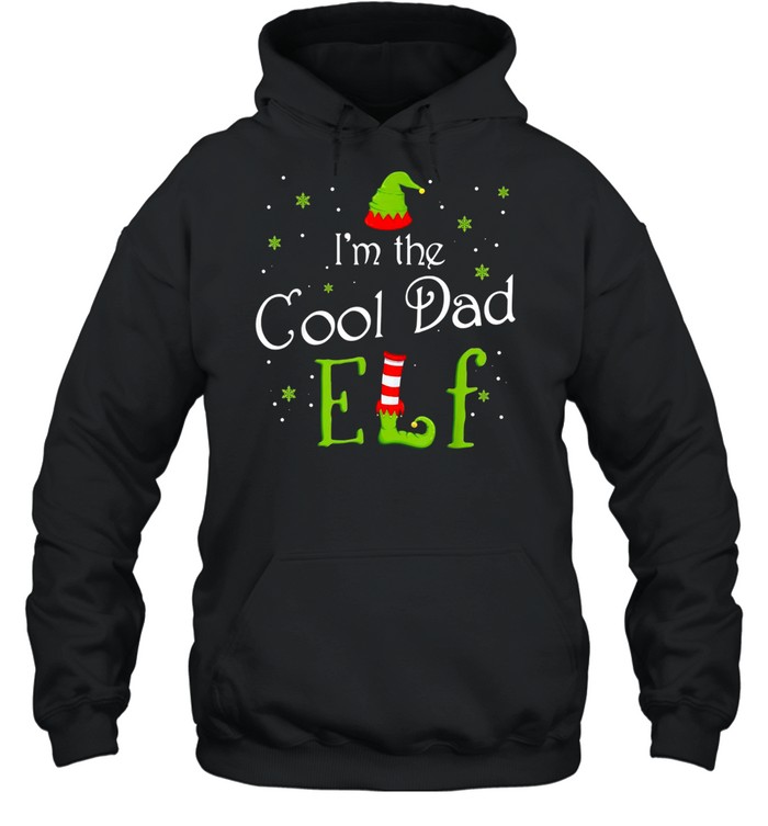 I’m The Cool Dad Elf Xmas Matching Christmas For Family Unisex Hoodie