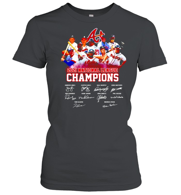 Atlanta Braves National League Champions signature T-shirt, hoodie