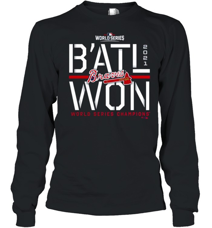 Atlanta Braves Fanatics Branded 2021 World Series Champions T-Shirt - Navy