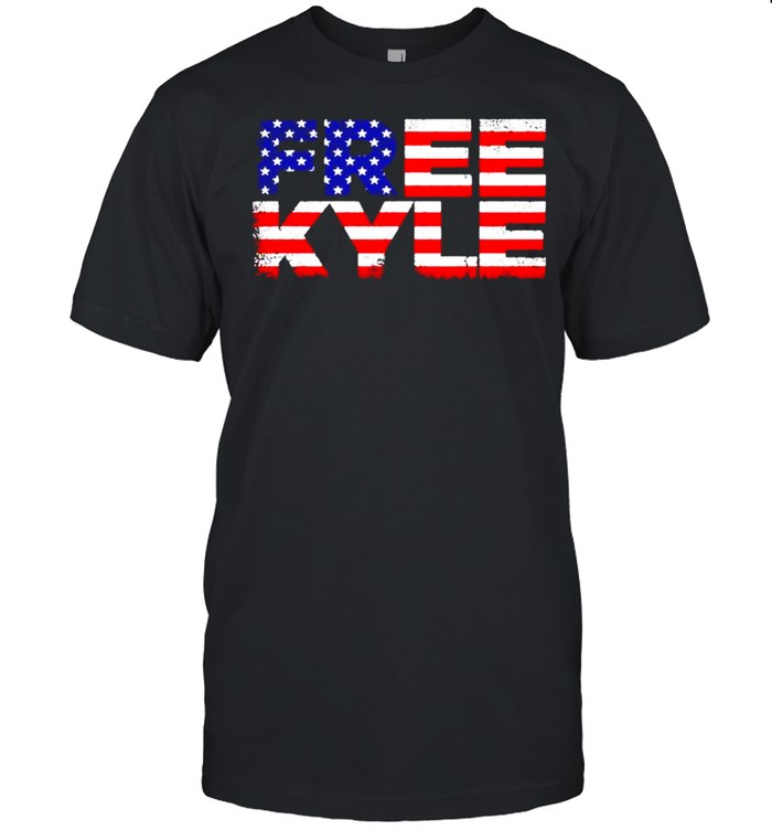 Free Kyle Rittenhouse American flag shirt