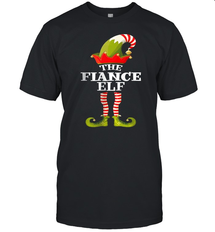 The Fiance Elf  Funny Christmas Group Matching Family T- Classic Men's T-shirt